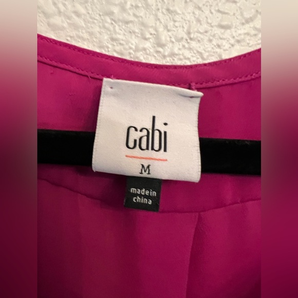 Cabi Magenta/Bougainvillea Campo Top Style #5033 medium - Picture 5 of 6